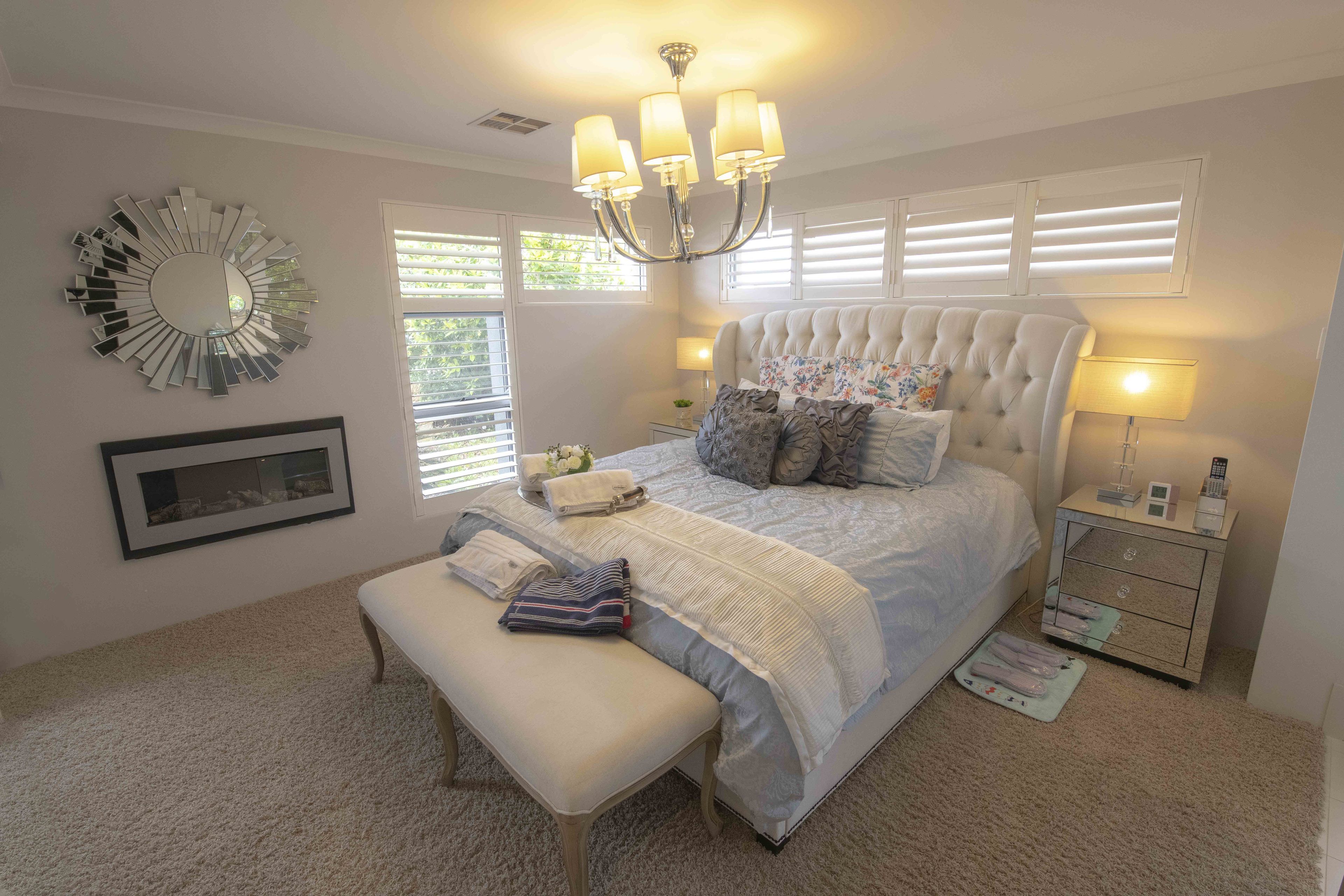 4 chambres, draps en coton égyptien, literie de qualité supérieure