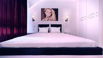 1 makuuhuone, silitysrauta/-lauta, vauvan matkasänky, Wi-Fi