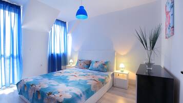 2 sovrum, strykjärn/strykbräda, resesäng och wi-fi