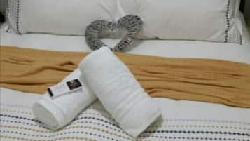 2 slaapkamers, een strijkplank/strijkijzer, wifi, beddengoed