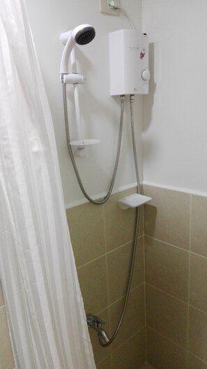 Hair dryer, towels