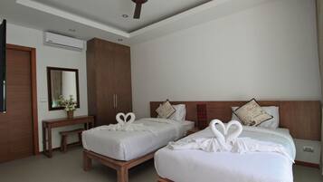 3 soverom, strykejern/-brett, wi-fi og sengetøy