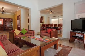 Smart TV, Netflix, DVD player, books