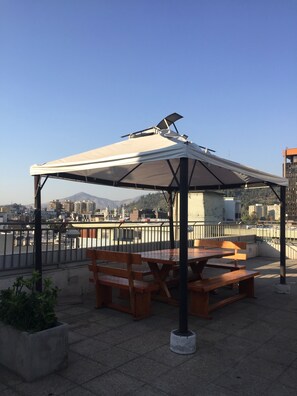 Outdoor dining - Cozy and great apartment in the best place in Santiago (Santiago)