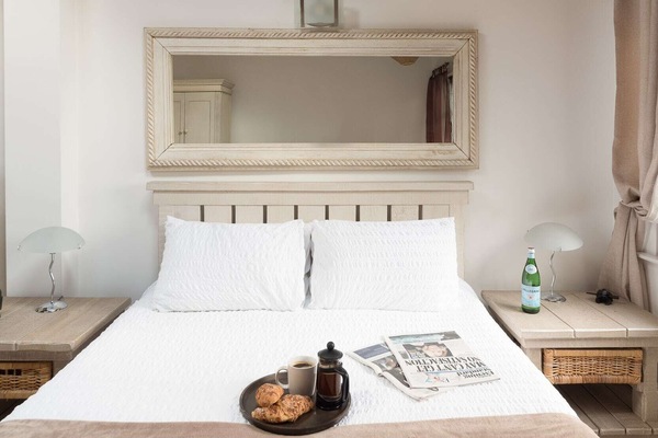 Top floor (3rd floor) penthouse double bedroom with ensuite