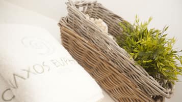 SĂšche-cheveux, serviettes fournies