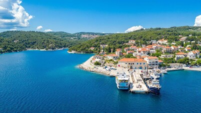 Traditional Villa Bonaca in Sumartin with private pool, Brač Island, near sea