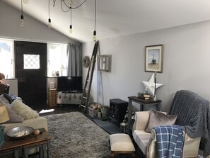 Televisor, reproductor de DVD, llibres i videoteca 