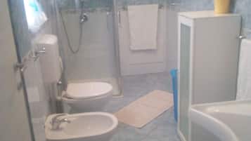 Hair dryer, towels