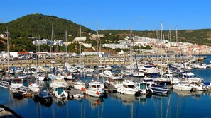 Stunning marina views surround this picturesque waterfront setting.
