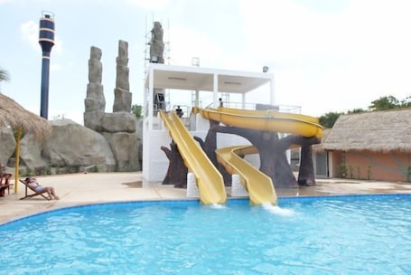 Outdoor pool. A fantastic calm big house with a great lakeview!