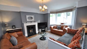 Televisio, takka, videopelejä, DVD-soitin