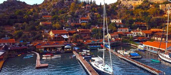 Sailing holiday in a Beneteau Oceanis 48 along the Mediterranean Sea in Kas,