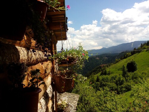 Chalet Zornica is a 250old stone buildingThe view from the rooms is breathtaking