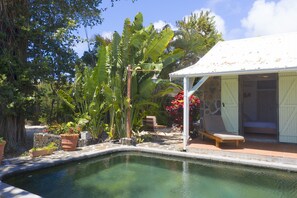 Outdoor pool - Private waterfront villa, swimming pool, garden, housekeeper, free wifi (Trou deau douce)