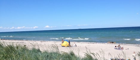 Vlak bij het strand