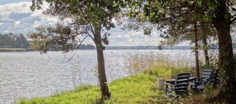 Stay in a charming cottage on a small farm, good fishing.