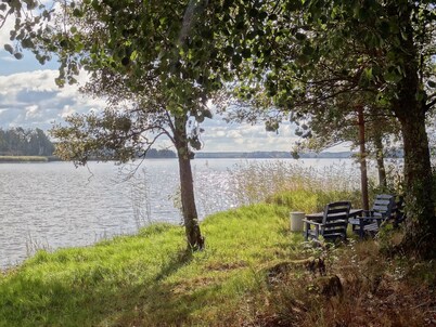 Stay in a charming cottage on a small farm, good fishing.