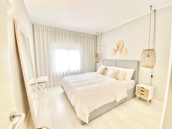 1 bedroom, iron/ironing board, travel crib, free WiFi