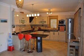 Fridge, microwave, oven, stovetop - Beautiful Villa with Salt System Private Pool & Garden in Center of Dalyan !!! (Dalyan)