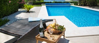  Luxury villa with private heated pool, hot tub,  mini golf,  spacious inter...