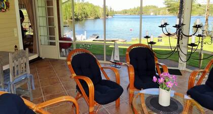 Haus in sonniger Lage am Sommen mit eigenem Steg und Boot, gute Angelmöglichkeit