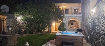 Lovely three-bedroom villa with a serene garden, offering privacy and comfort.