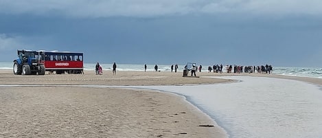 Aan het strand