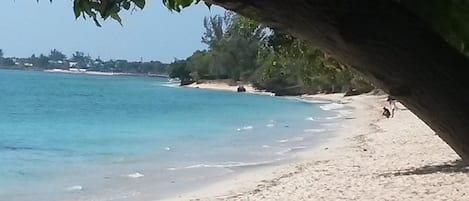 Una spiaggia nelle vicinanze