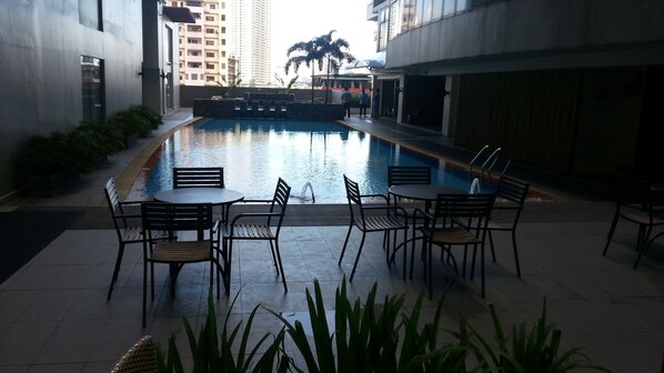 Indoor pool, outdoor pool