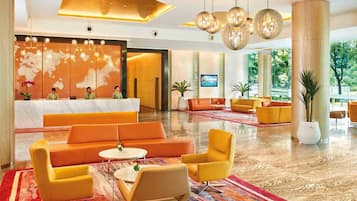 Sala de estar en el lobby