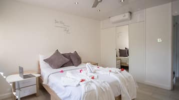 1 chambre, fer et planche Ă repasser, Wi-Fi, draps fournis