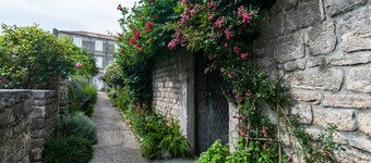 Visite nuestra encantadora casa familiar de tres pisos rodeada de un amplio jardín.