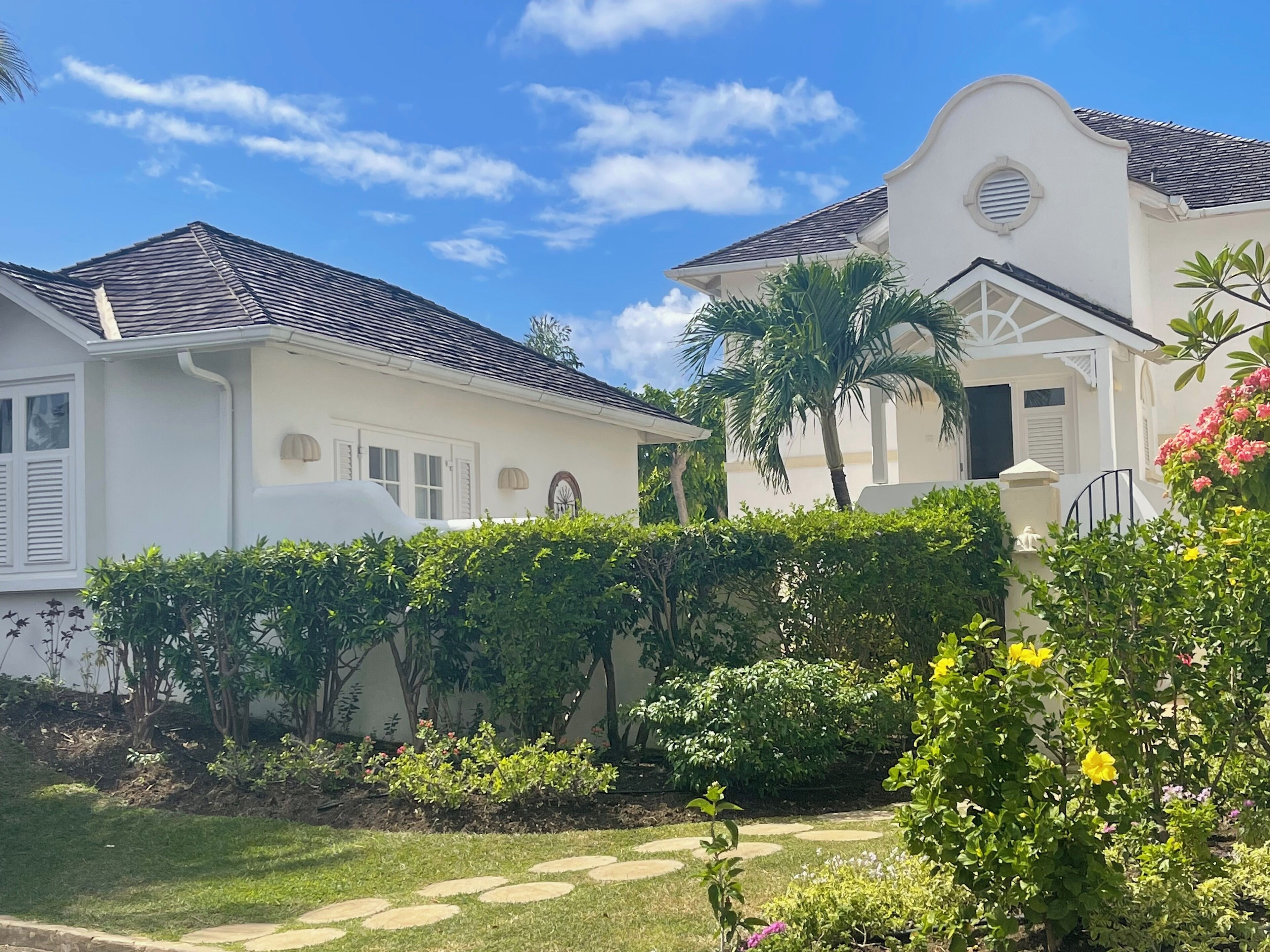 Coco House and the cottage. 
The house can sleep 5 guests, the cottage, 2.