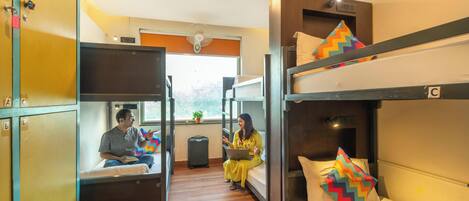 Bed in 6 Bed Mixed A/C Dormitory Room with Ensuite Bathroom