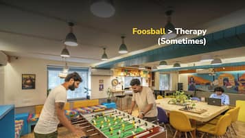 Sala de estar en el lobby