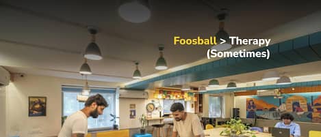 Sala de estar en el lobby