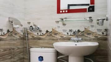 Standard Double Room, Hill View | Bathroom | Shower, towels