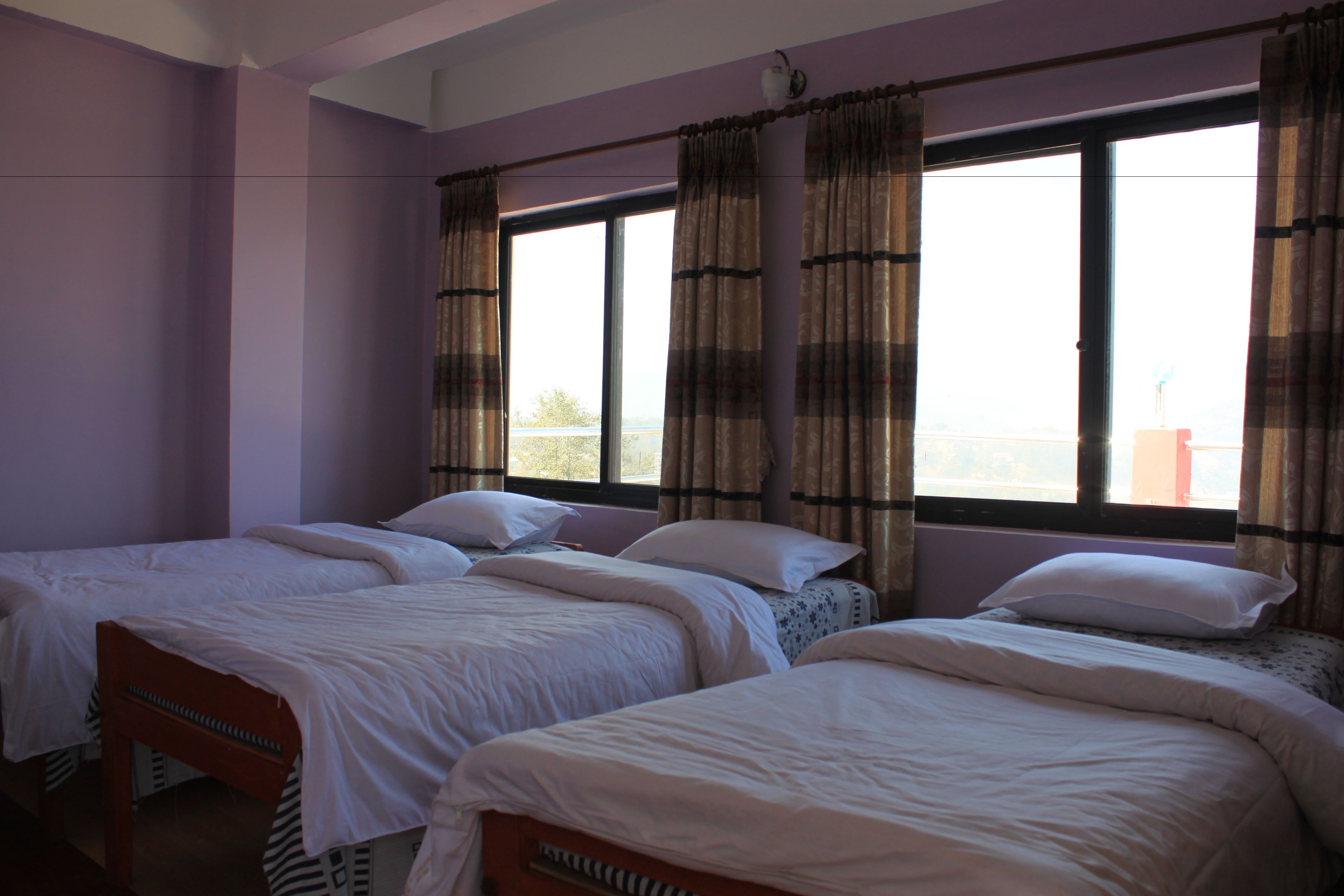 Free WiFi, bed sheets