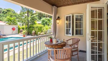 Cottage Bulan Madu, 1 Tempat Tidur King | Teras/patio