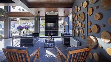 Sala de estar en el lobby