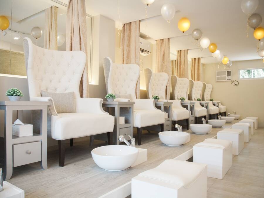 Facials, manicures and pedicures, massages
