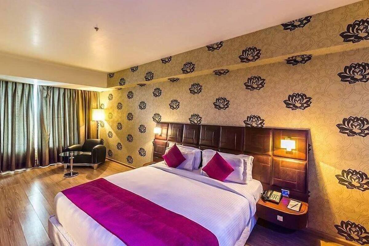 1 bilik tidur, peralatan tempat tidur premium, bar mini