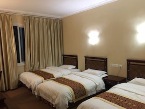 Blackout curtains, iron/ironing board, free WiFi