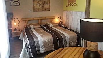 1 bedroom, premium bedding, memory foam beds, individually decorated