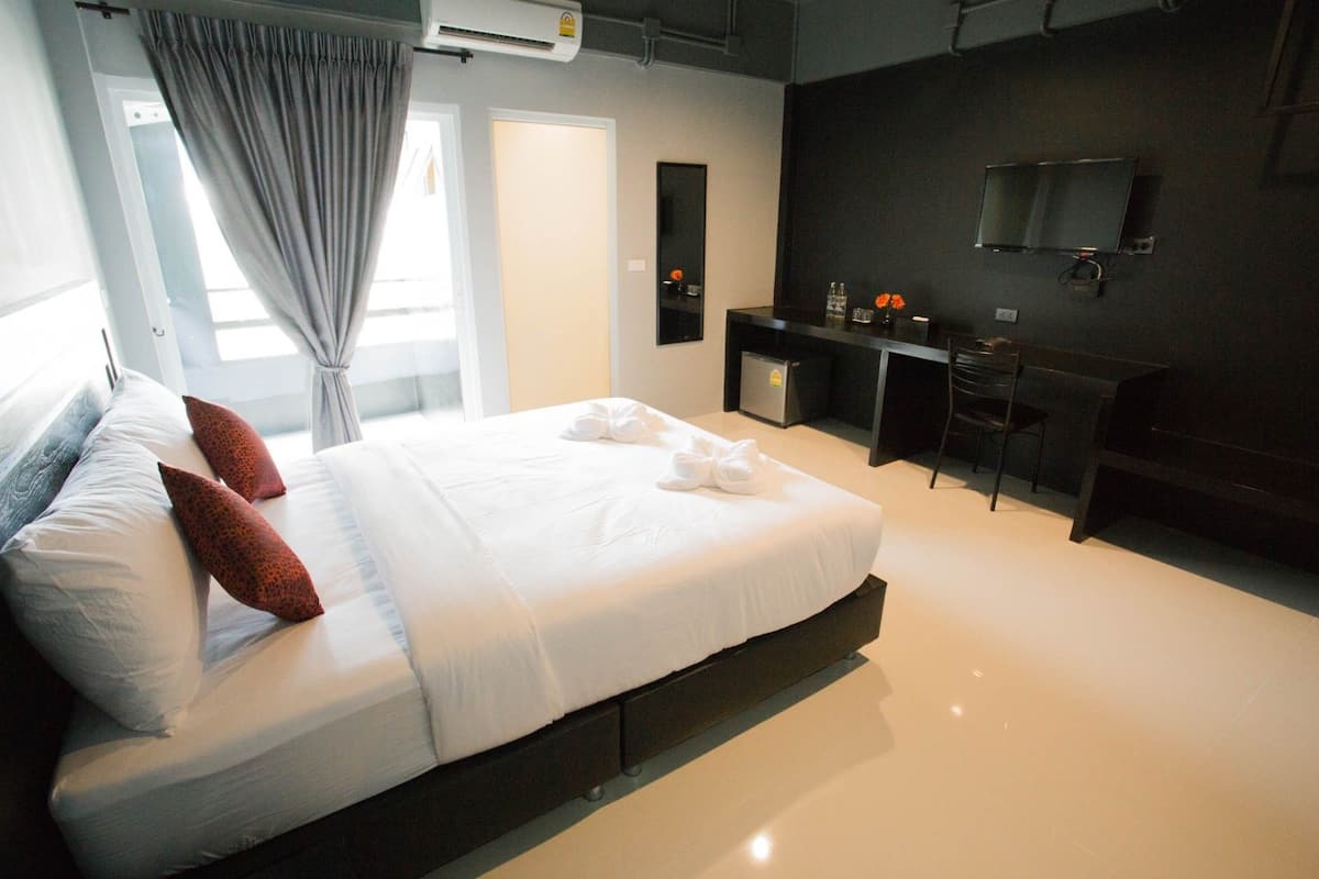 ห้องดีลักซ์, เตียงใหญ่ 1 เตียง, ปลอดบุหรี่ | ผ้าปูที่นอน