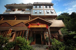 Fassade der Unterkunft