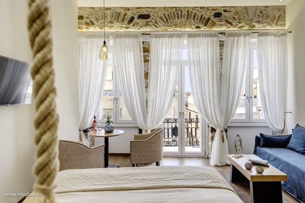Superior Suite, Partial Sea View | 1 bedroom, premium bedding, memory-foam beds, free minibar