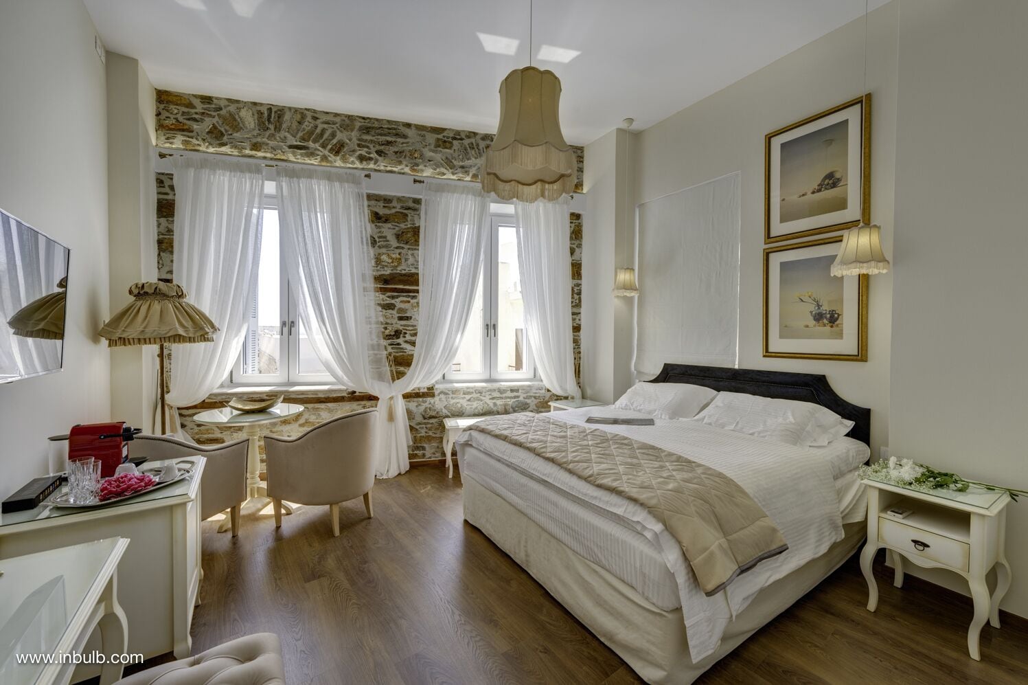 Premium bedding, memory foam beds, free minibar, in-room safe