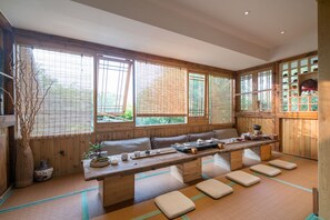 Zona de estar del vestíbulo